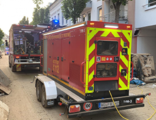 TECNOGEN GENERATORS AT WORK FOR THE FLOODS EMERGENCY IN GERMANY